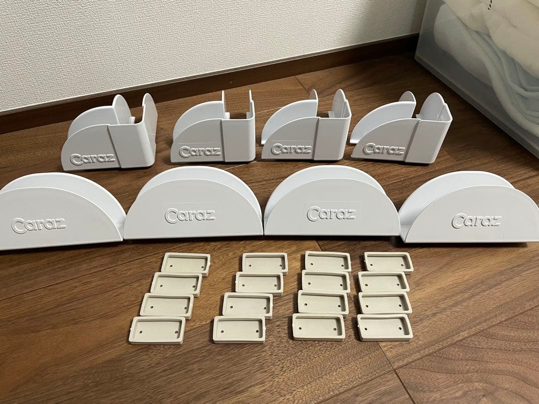 【欠品なし】Caraz　ベビーサークル　MODERN 8枚＋付属品あり　グレー