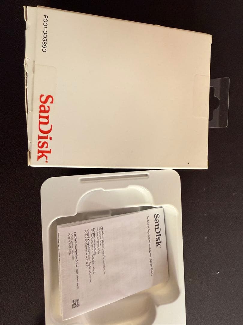 外付けハードディスク・ドライブ Sandisk SSD 4TB