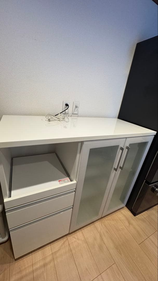 ニトリ　カップボード　w1200