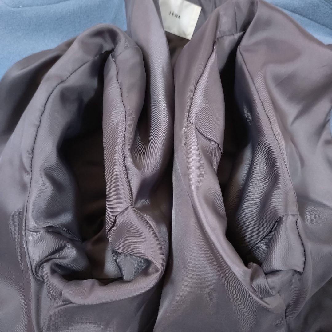 イエナ IENA ダブルモッサコート ダブル チェスター 36 サックスブルー