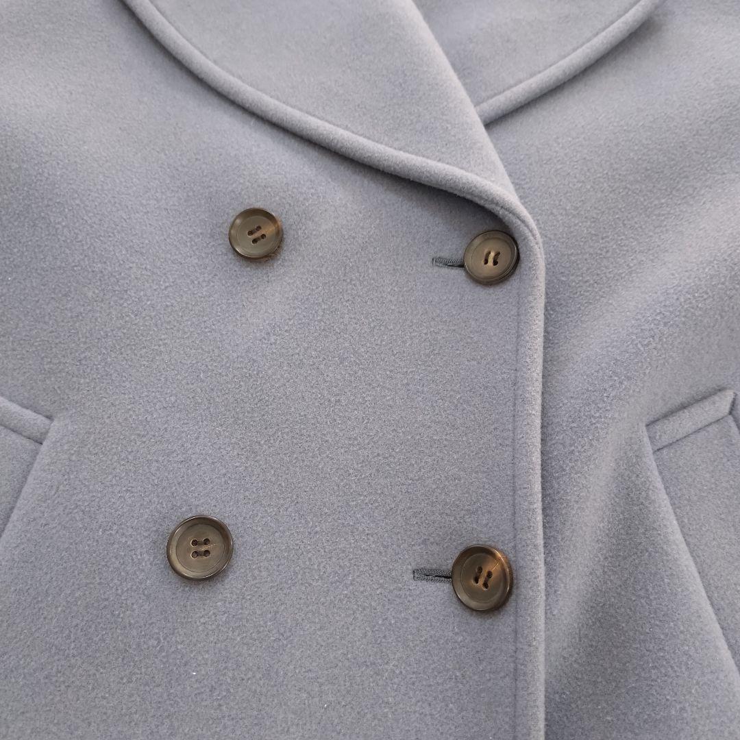 イエナ IENA ダブルモッサコート ダブル チェスター 36 サックスブルー