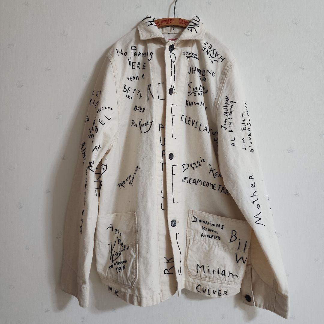 試着のみ　デニム&ダンガリー　ネップチノラクガキジャケット02 160 M