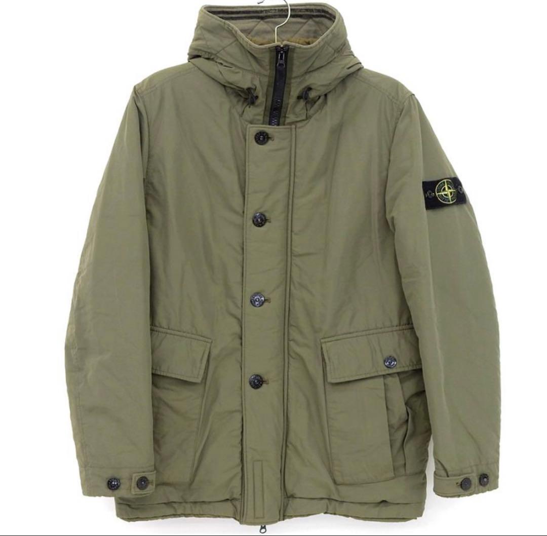 STONEストーンアイランド　プリマロフトジャケットカーキMサイズ