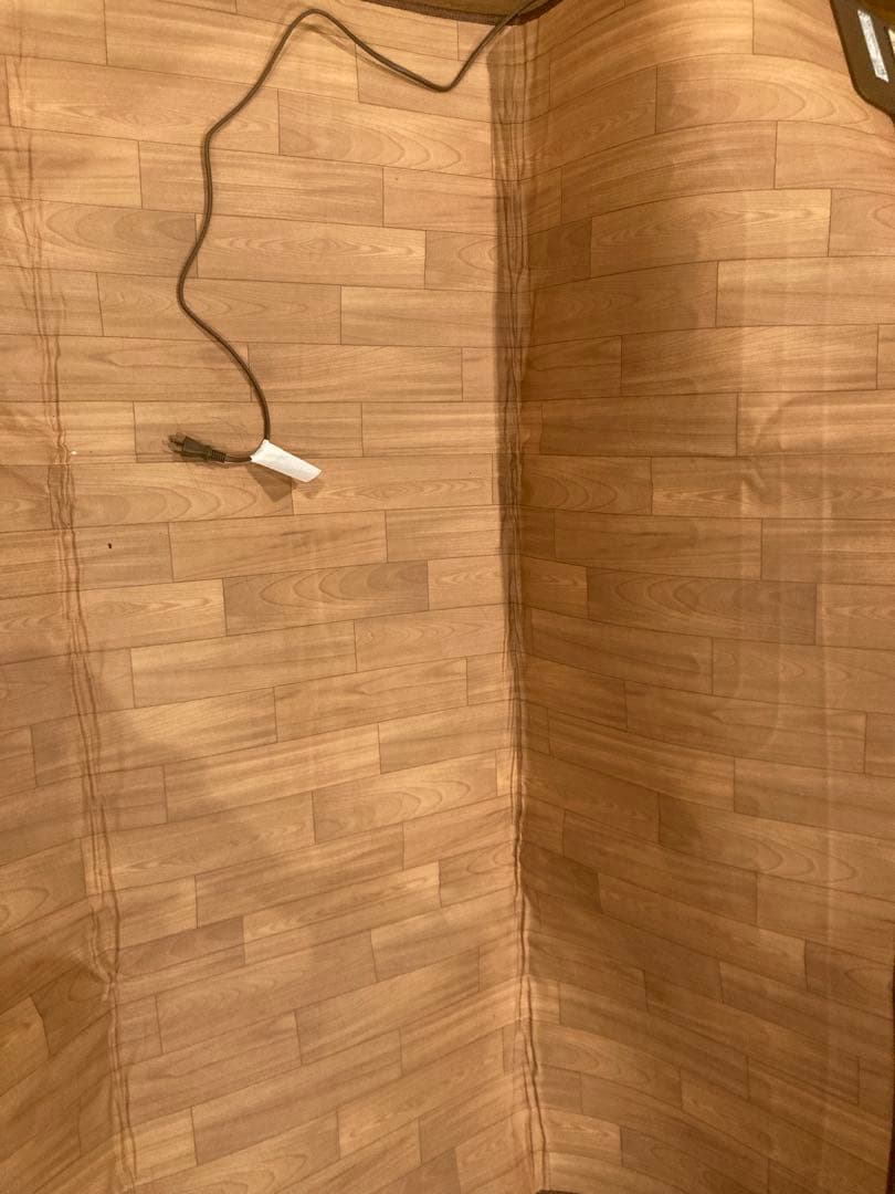 [山善] フローリング調 ホットカーペット 2畳 防水加工 YZC-208FL