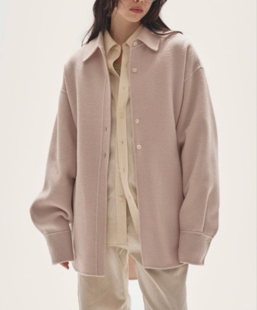 TODAYFUL Wool Shirts Jacket ピンク 38