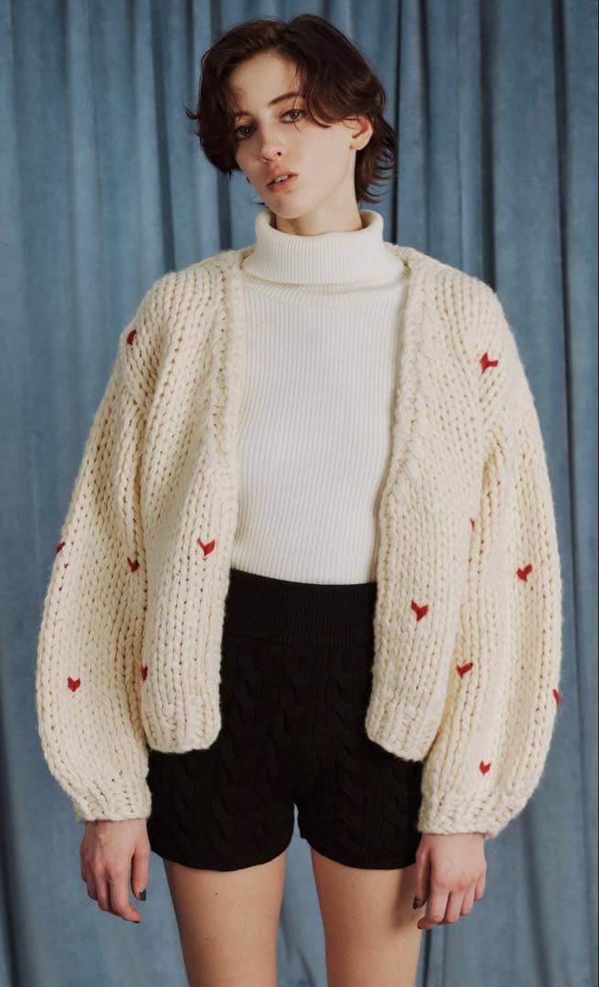 THETOE Leadenhall Pants ニットショートパンツ　ブラック