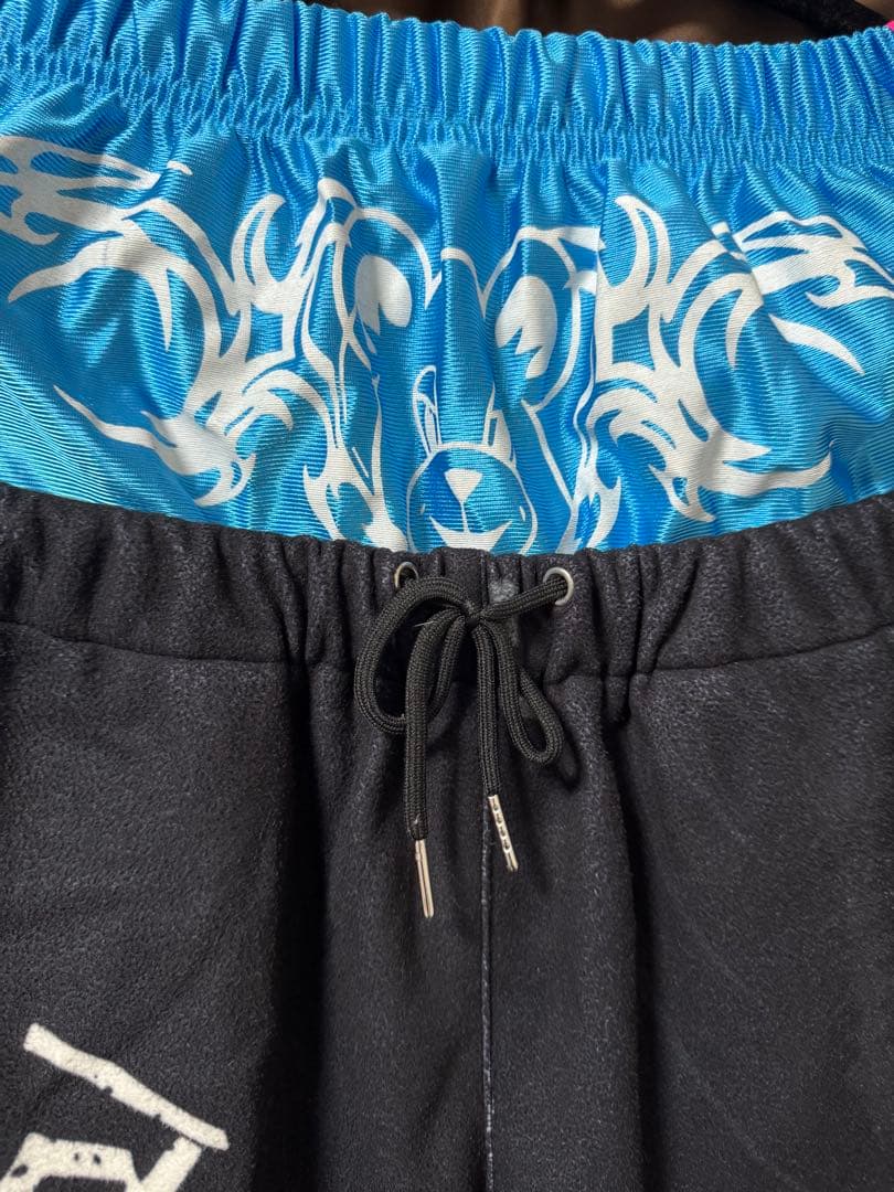 SKOOT APPAREL サルエルパンツ ブラック&ブルー