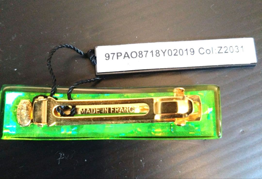 CHANEL ロゴ バレッタ ヘアアクセサリー マルチカラー