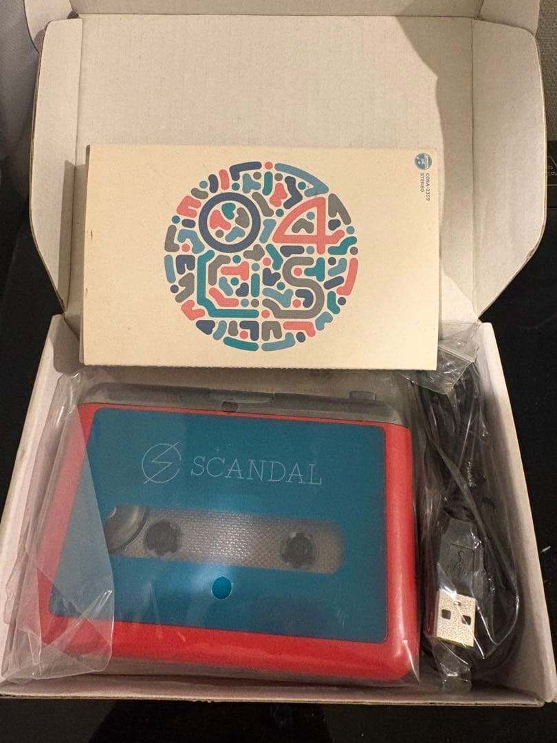SCANDAL ポータブルカセットプレイヤー 04 オマケ