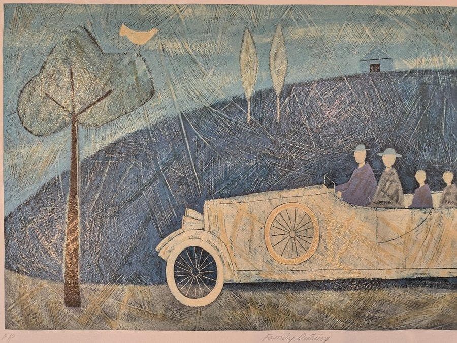 Paula Mcardle｜ポーラマッカードル「Family Outing」額装