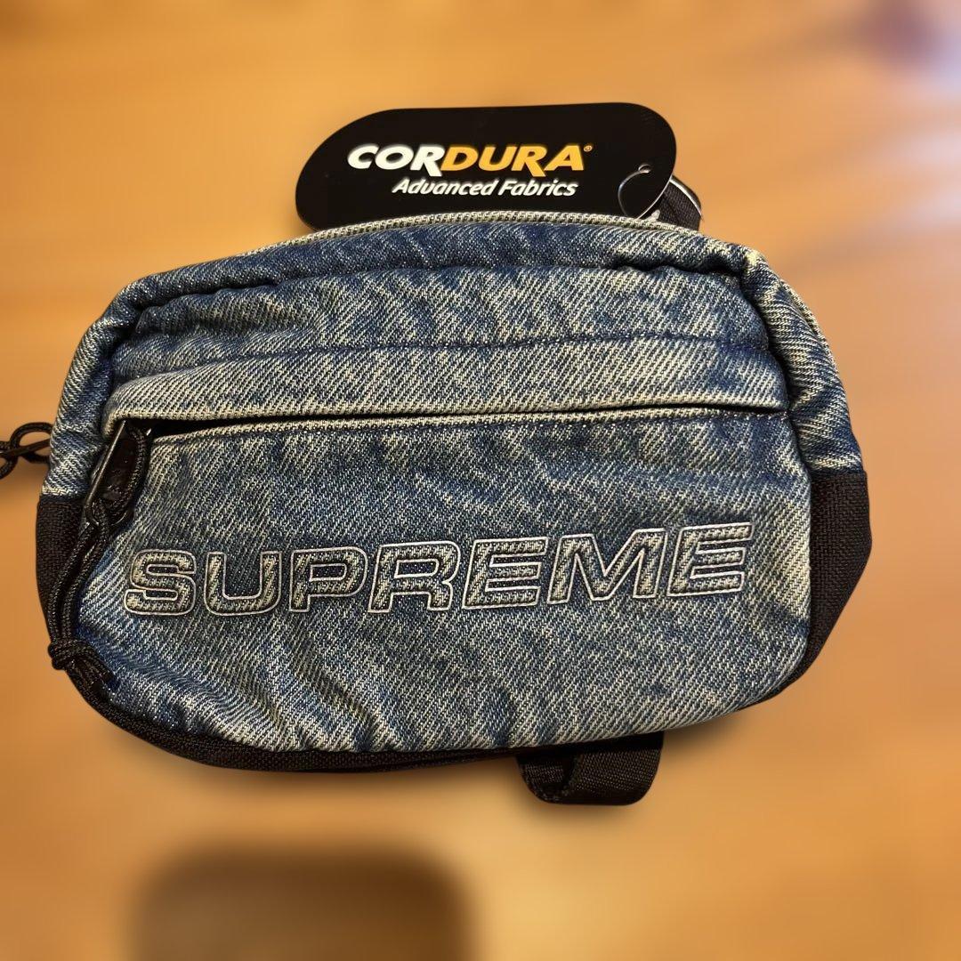 【新品未使用・タグ付き】限界価格Supreme デニム ショルダーバッグ