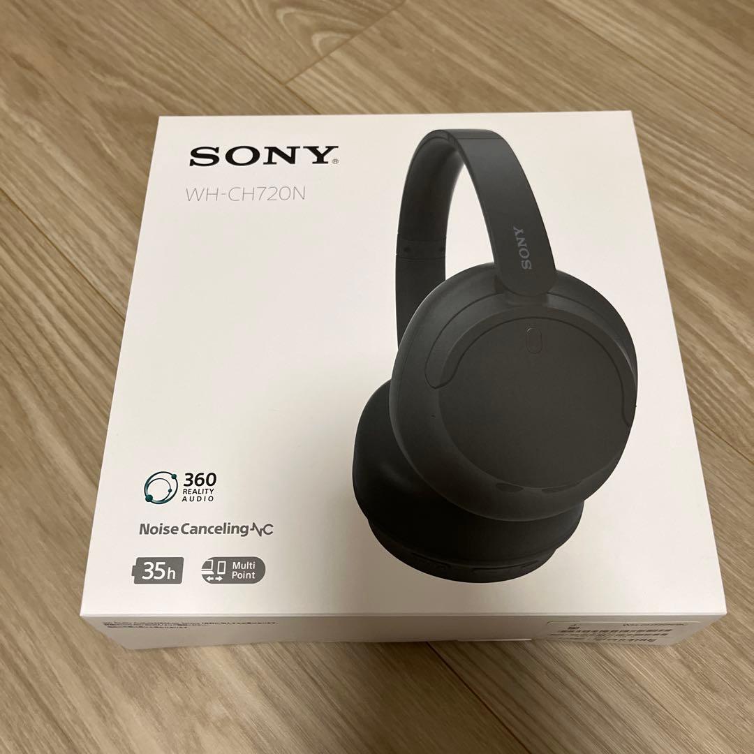 良品　SONY ワイヤレスヘッドホン ブラック WH-CH720N-B
