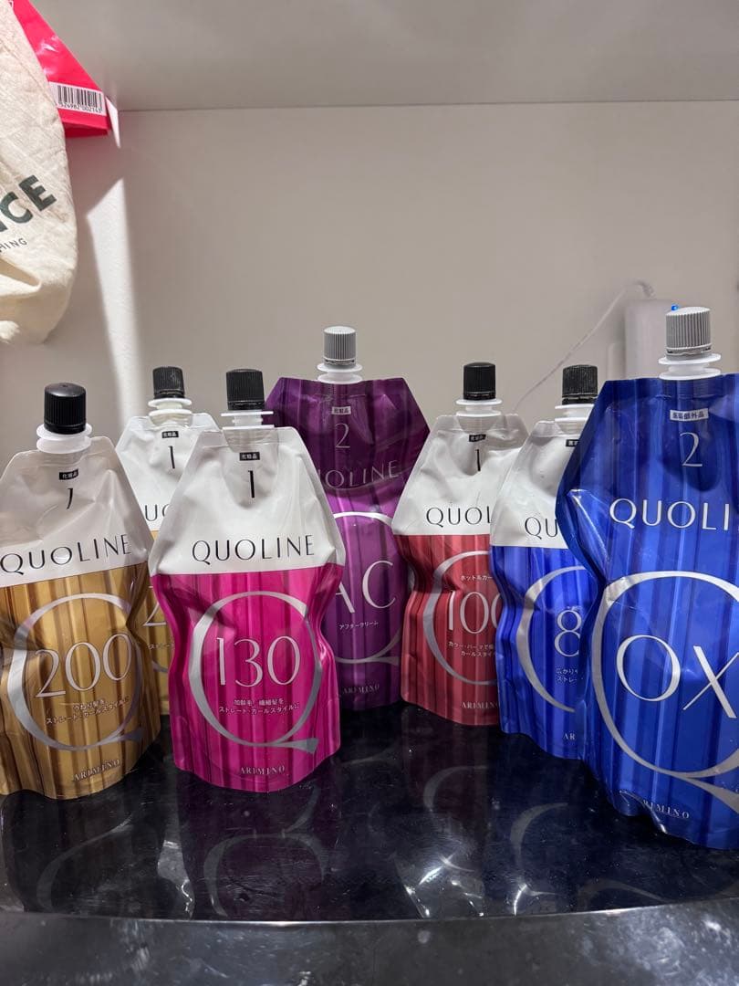 アリミノ　クオラインセット+オキシ　【ほぼ未使用品】