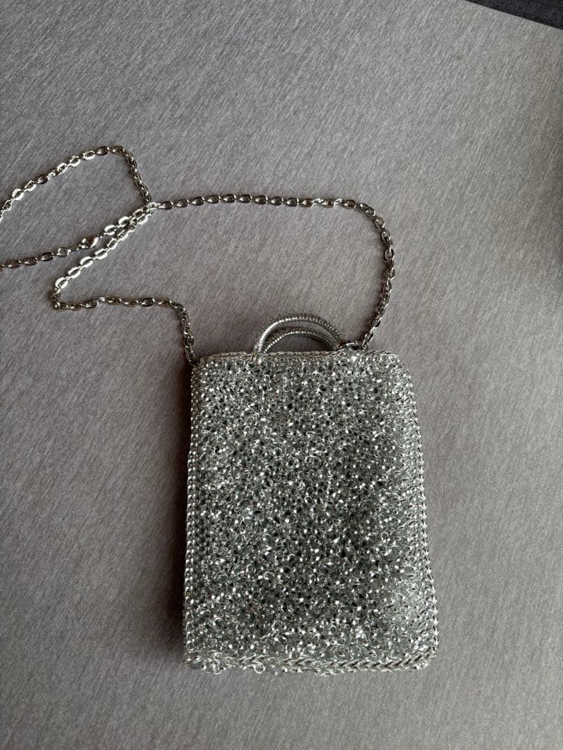 ANTEPRIMA シルバーパーティーバッグ