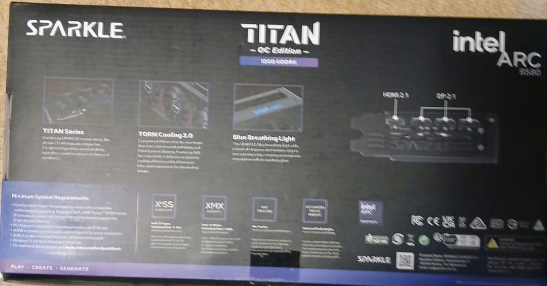 SPARKLE Intel Arc B580 TITAN シリーズ