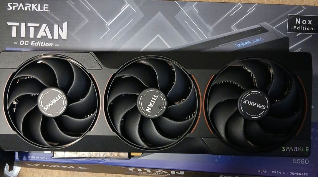 SPARKLE Intel Arc B580 TITAN シリーズ