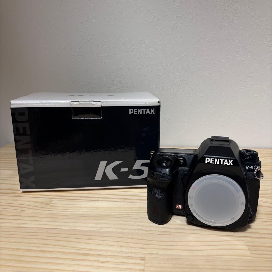 私*～様 PENTAX K-5 デジタル一眼レフカメラ 本体　ボディ　箱、取説付