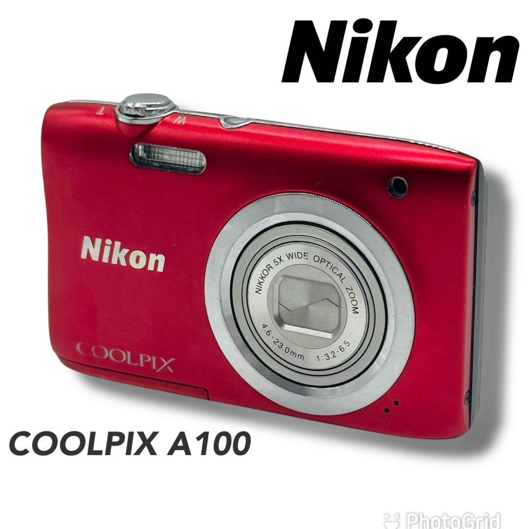 《美品・動作良好》Nikon Coolpix A100 コンパクトデジカメ