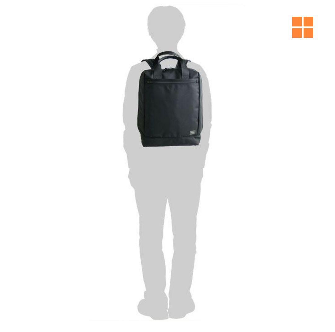 【極美品】PORTER STAGE 2WAY リュック ビジネスバッグ ネイビー