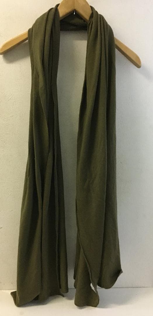 ジョンスメドレー ニット 大判 ストール 巻物 美品 カーキ