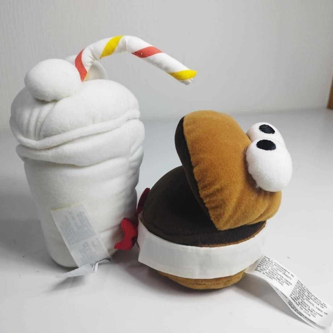 マクドナルド ぬいぐるみ ビンテージ 2点セット ハンバーガー ハッピ I0T7