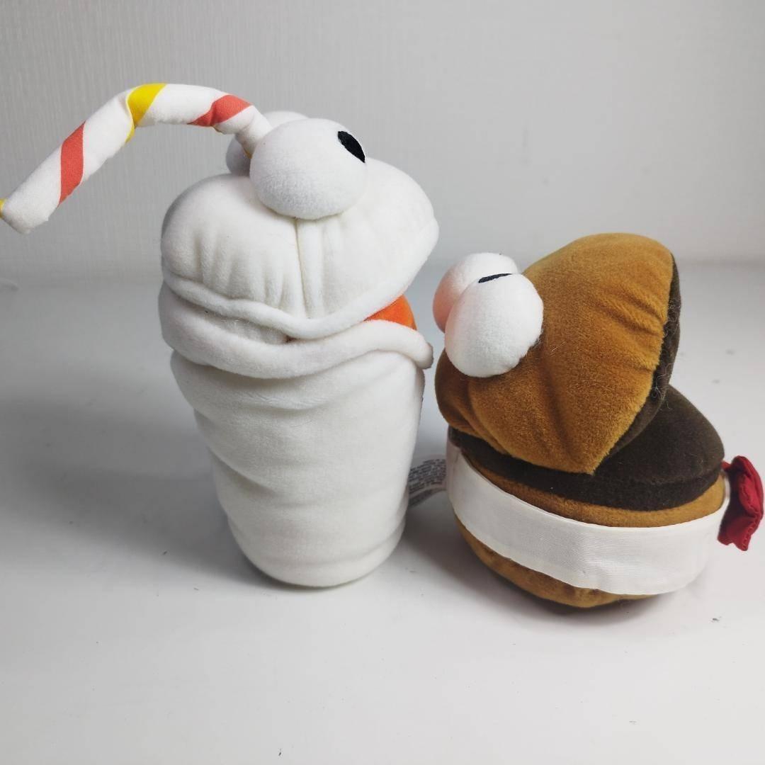 マクドナルド ぬいぐるみ ビンテージ 2点セット ハンバーガー ハッピ I0T7