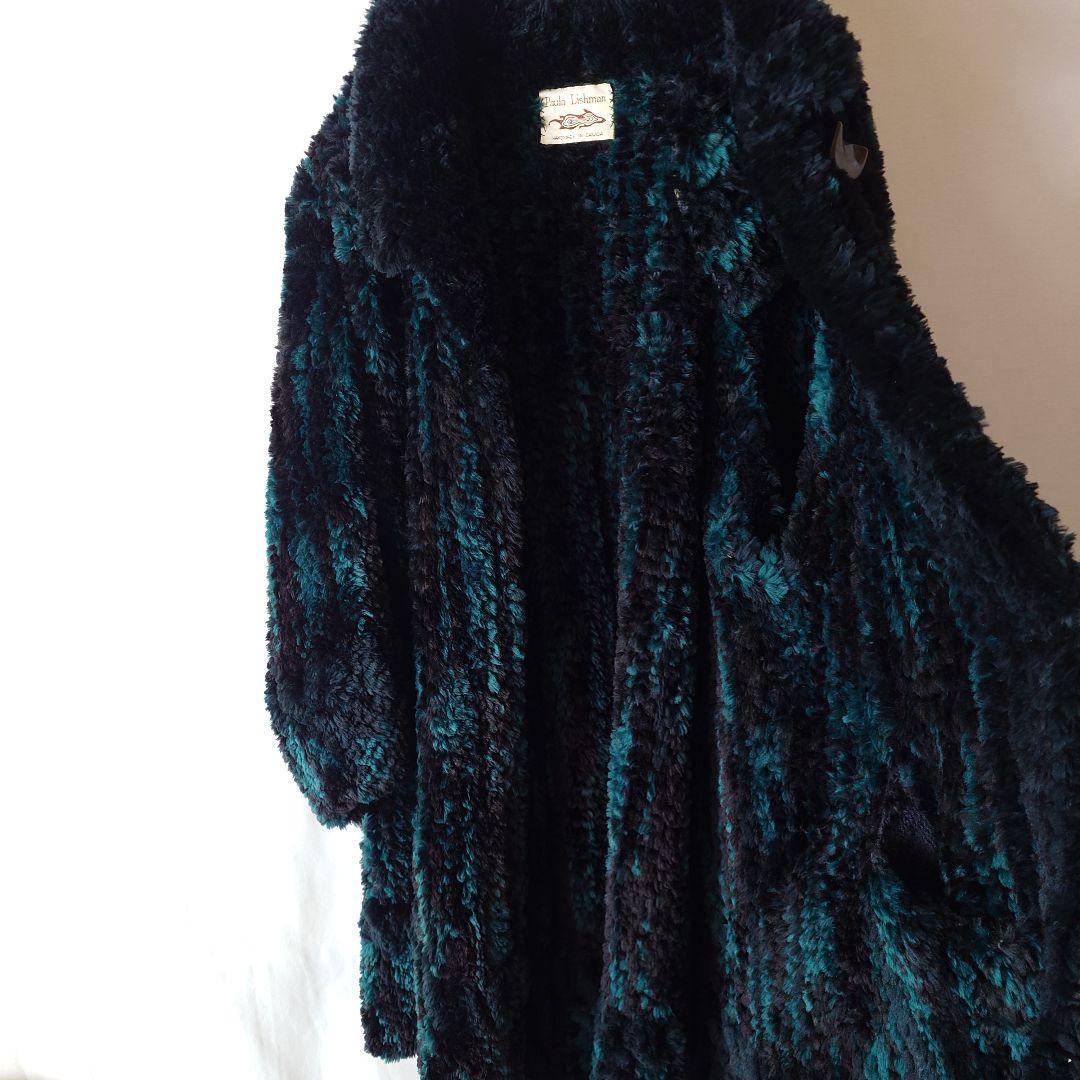 PARIENNE Cuir カナダ製 毛皮 ビーバー ロングコート サイズ9