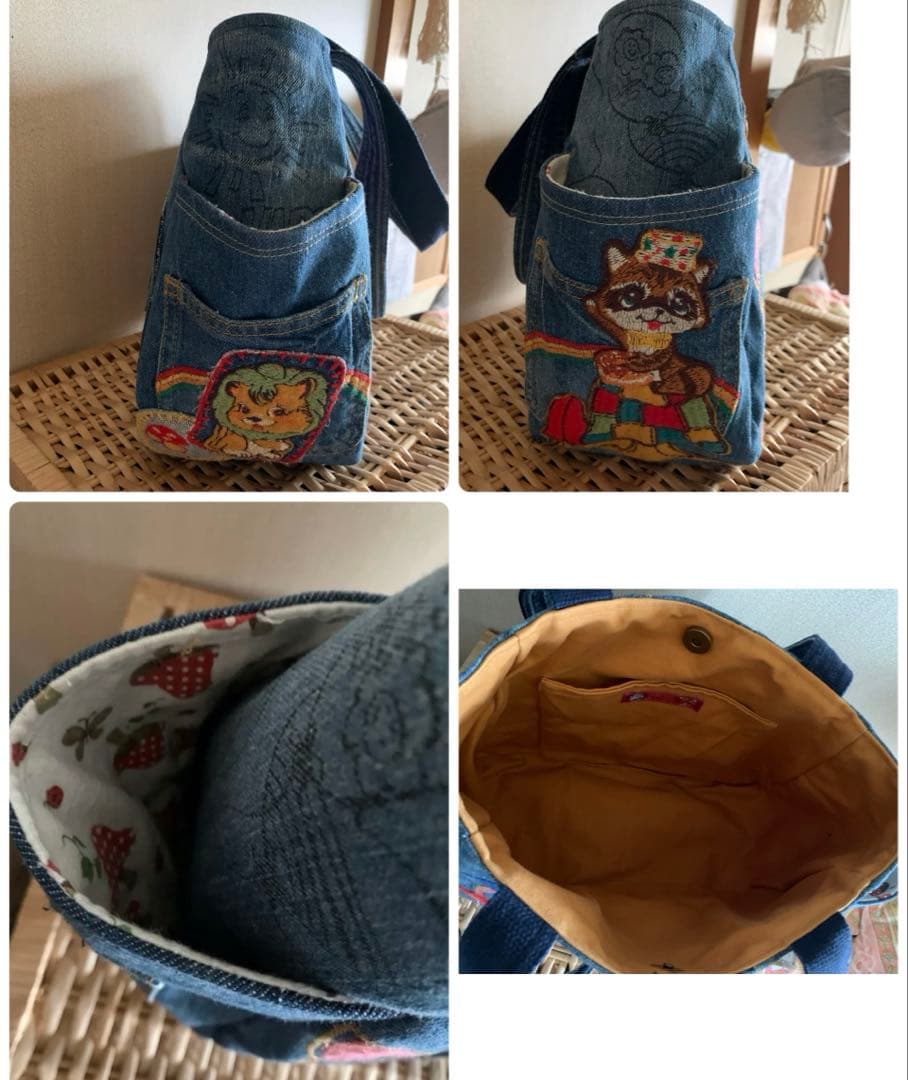 【SA】まんまるトートバッグ(M)、ワイヤー口金ボストンバッグ(L)×3