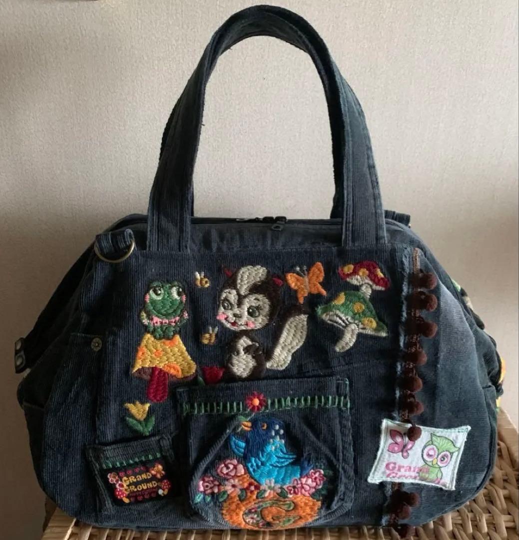 【SA】まんまるトートバッグ(M)、ワイヤー口金ボストンバッグ(L)×3