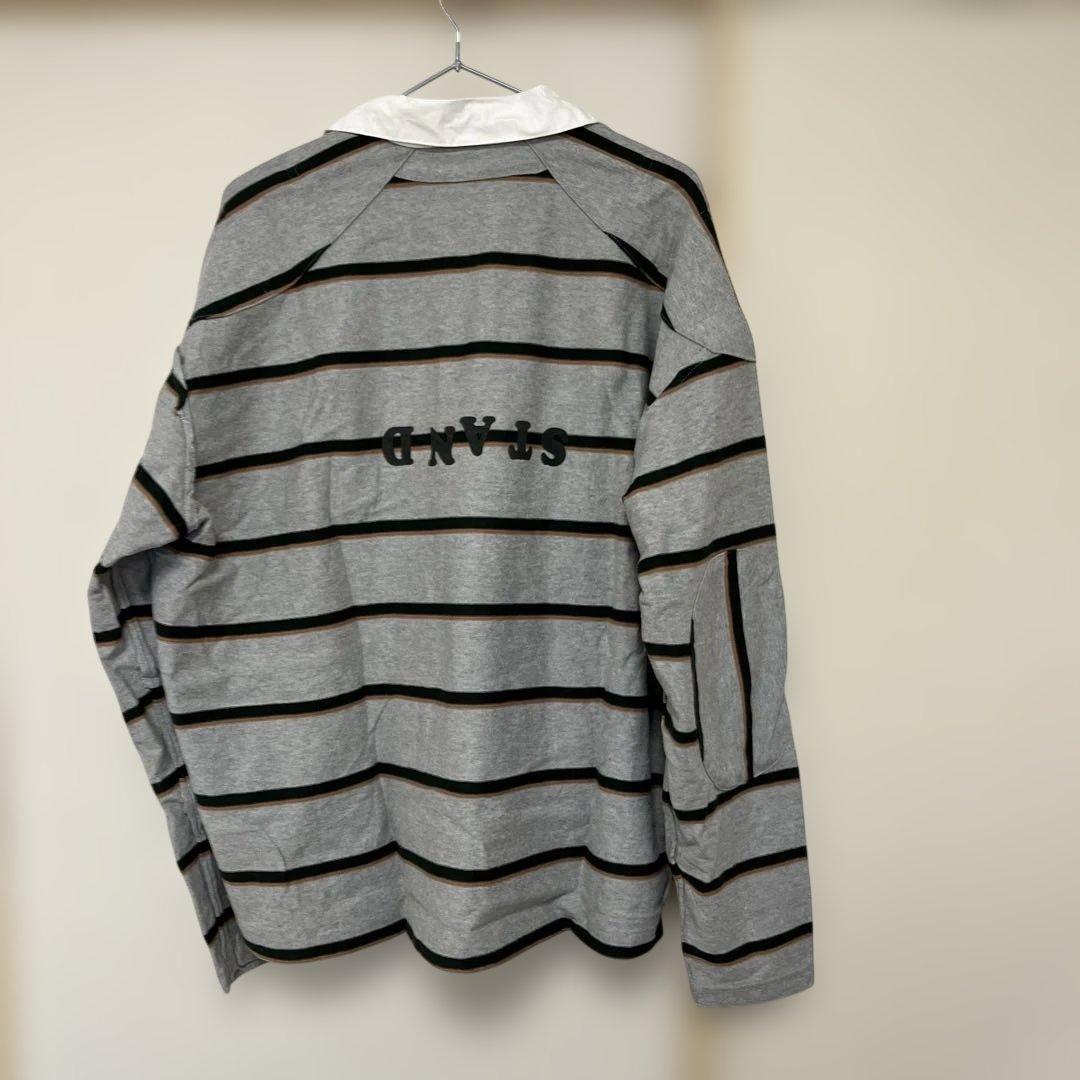 ジャーナルスタンダード新品同様　グレーの長袖ポロシャツ