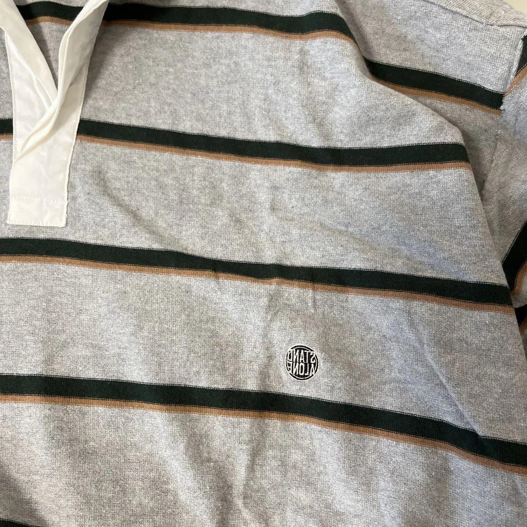 ジャーナルスタンダード新品同様　グレーの長袖ポロシャツ