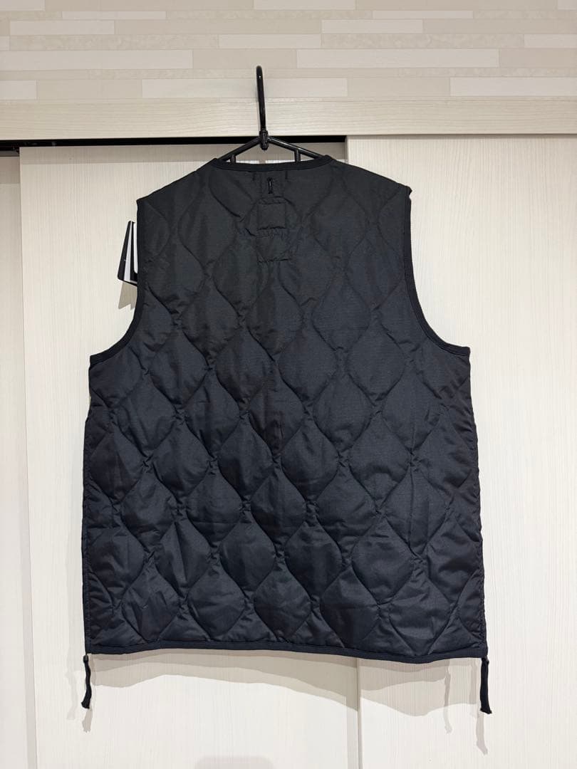 TAION タイオン ミリタリー Vネック ジップ ダウンベスト ユニセックス