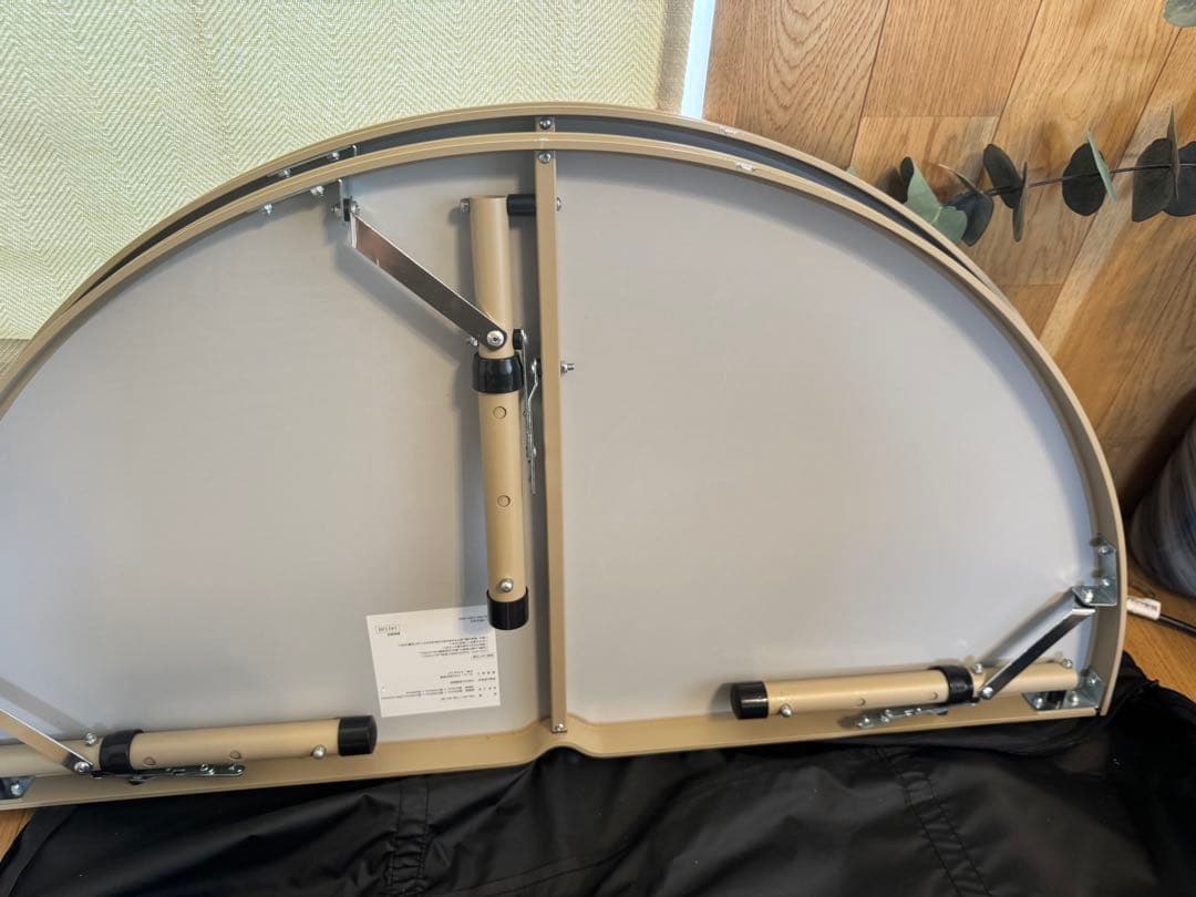 DODワンポールテントテーブルウッド調折りたたみTB6-487