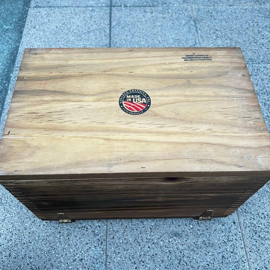 a*o様 Remington 木箱 アンティーク調 12GA 弾薬ケース インテ