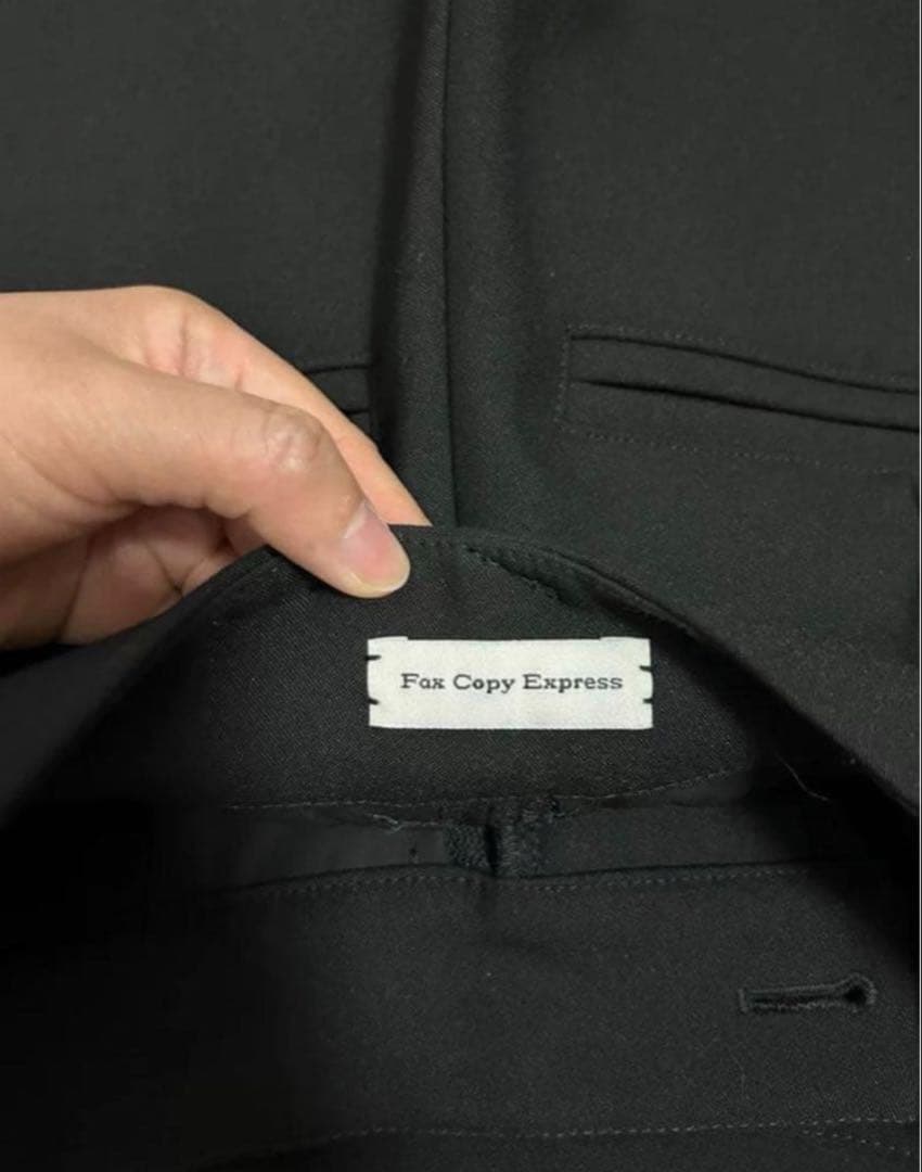 fax copy express スラックス　黒