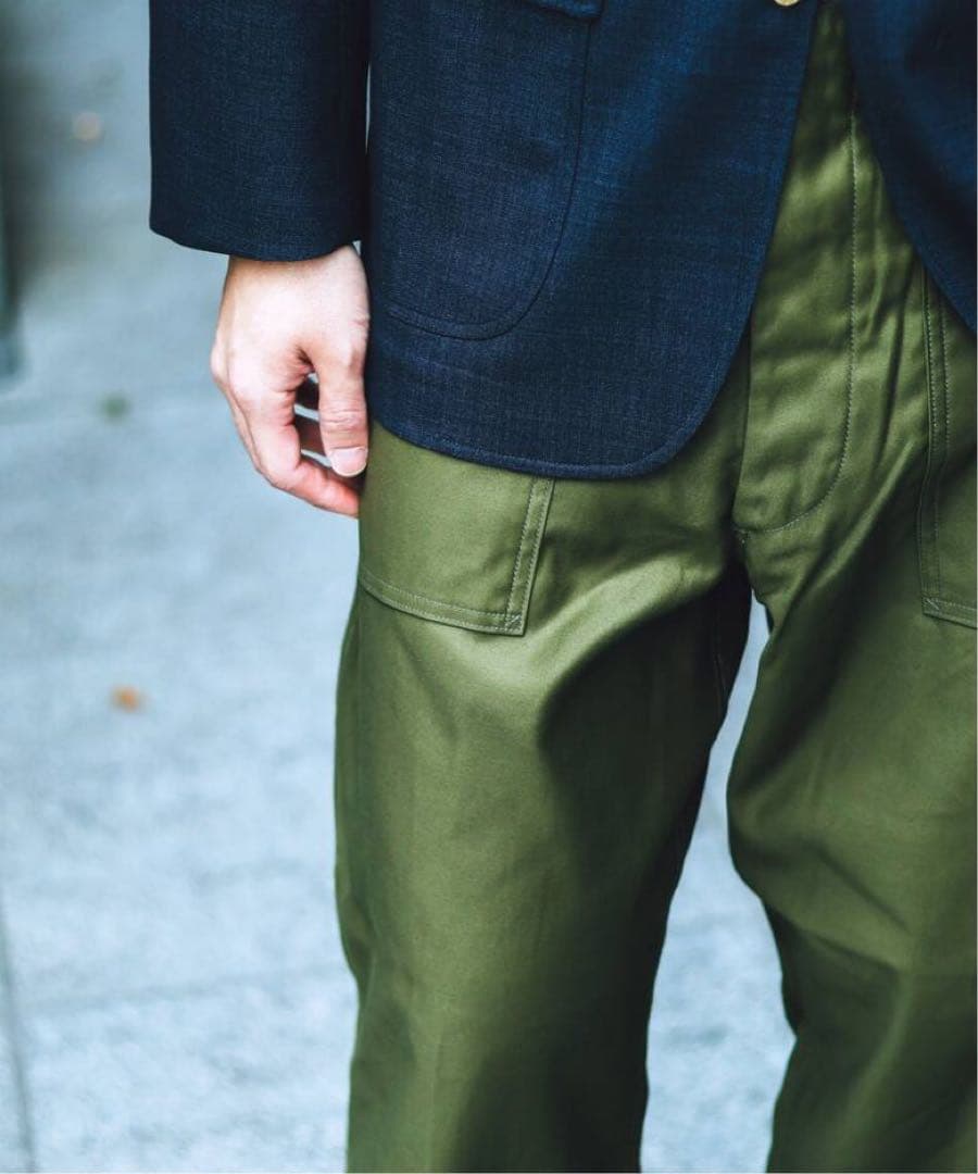 CIOTA for EDIFICE スビンコットン モールスキン ベイカーパンツ