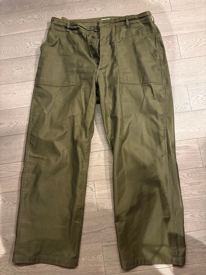 CIOTA for EDIFICE スビンコットン モールスキン ベイカーパンツ