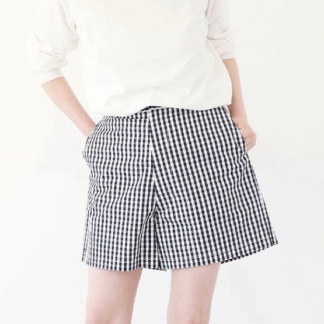 MADISON BLUE マディソンブルー ギンガムチェックショートパンツ 00