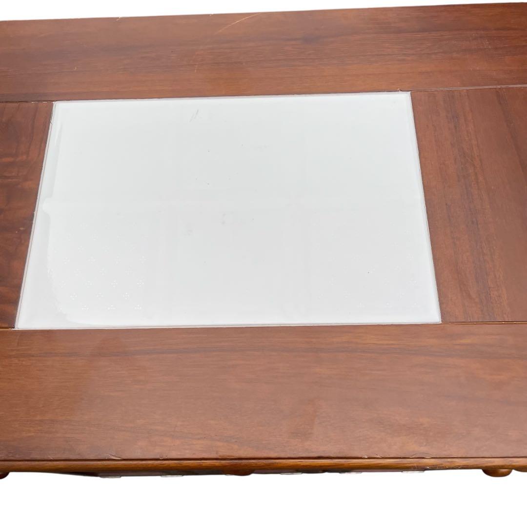 カントリー　キッチンカウンター ダストボックス 木製 キャスター付き　ゴミ箱付き