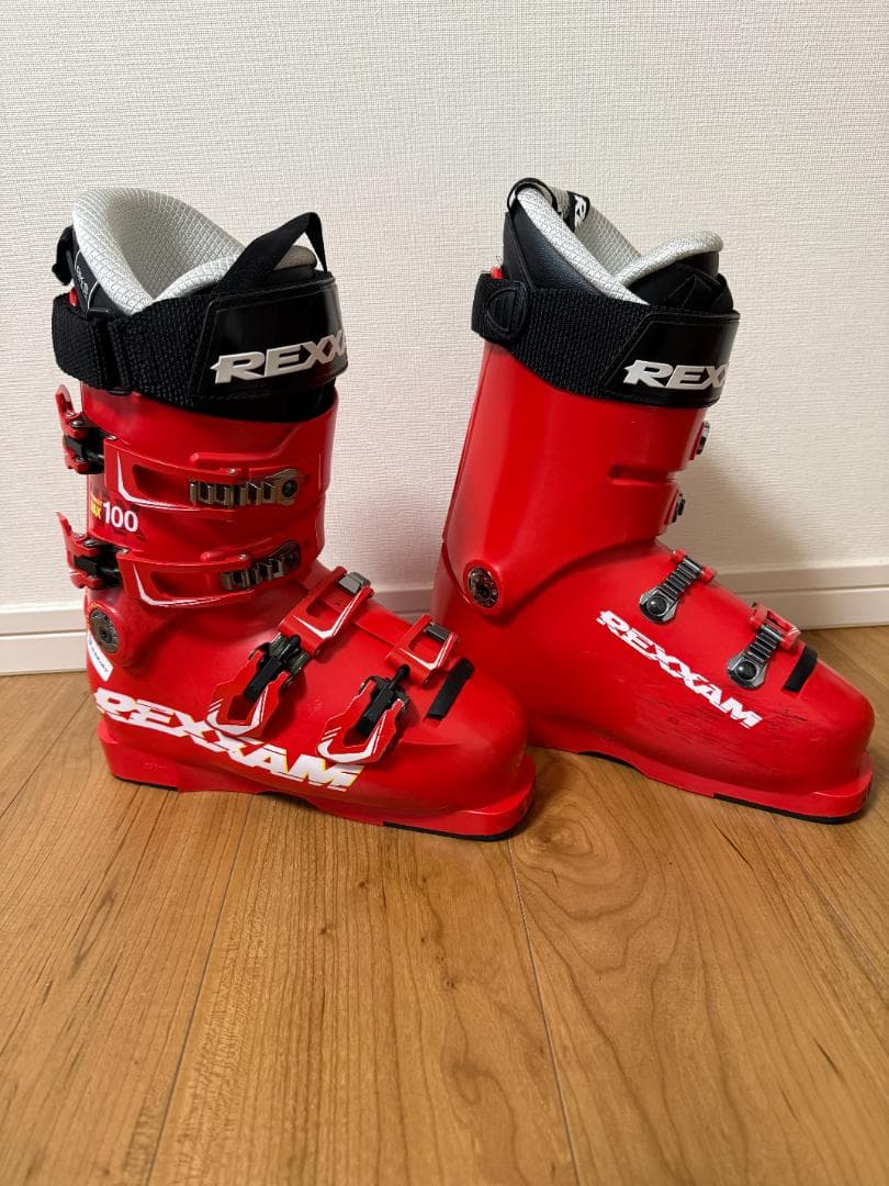REXXAM 　PowerMAX 100 スキー靴 レッド