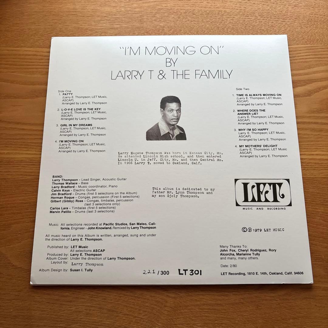 洋楽 Larry T. And The Family / I'm Moving On