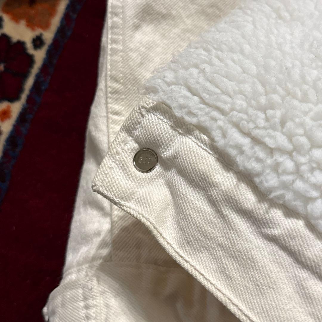 Levi's 70609-0251 シェルパ 白 デニムボアジャケット L