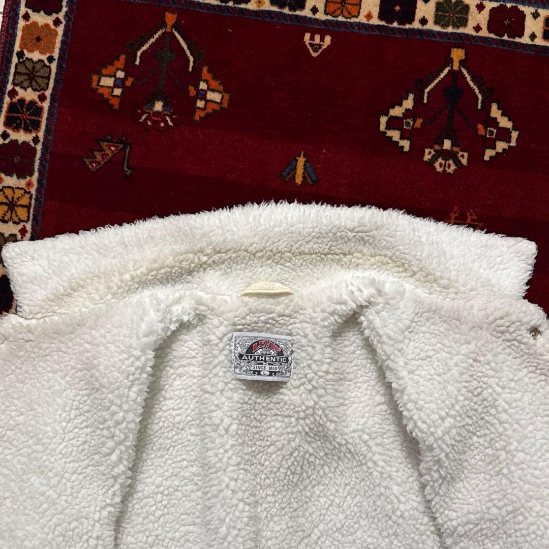 Levi's 70609-0251 シェルパ 白 デニムボアジャケット L