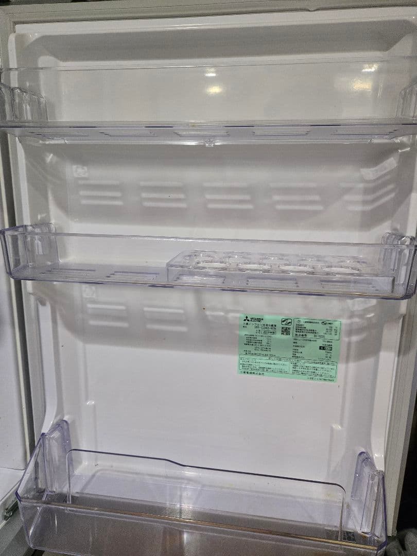 三菱ノンフロン冷凍冷蔵庫 MR-C34D-W形 2019年製