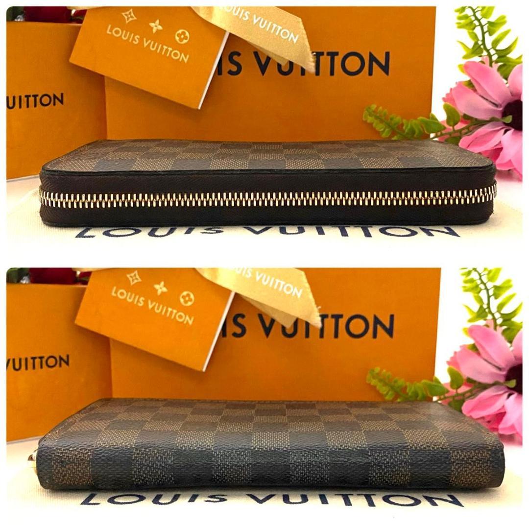 ルイ ヴィトン◎ジッピー ウォレット ダミエ エベヌ ラウンドファスナー 長財布