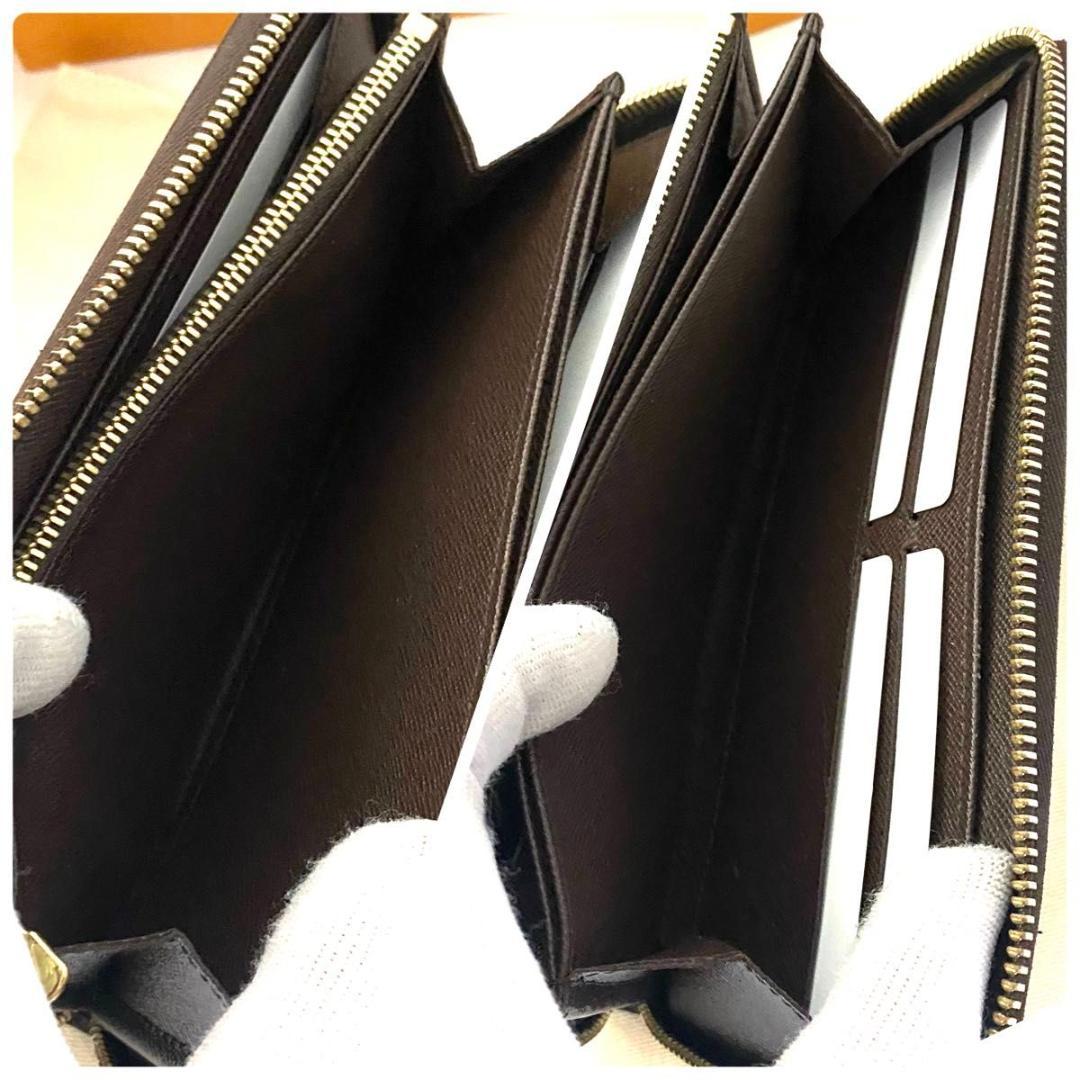 ルイ ヴィトン◎ジッピー ウォレット ダミエ エベヌ ラウンドファスナー 長財布