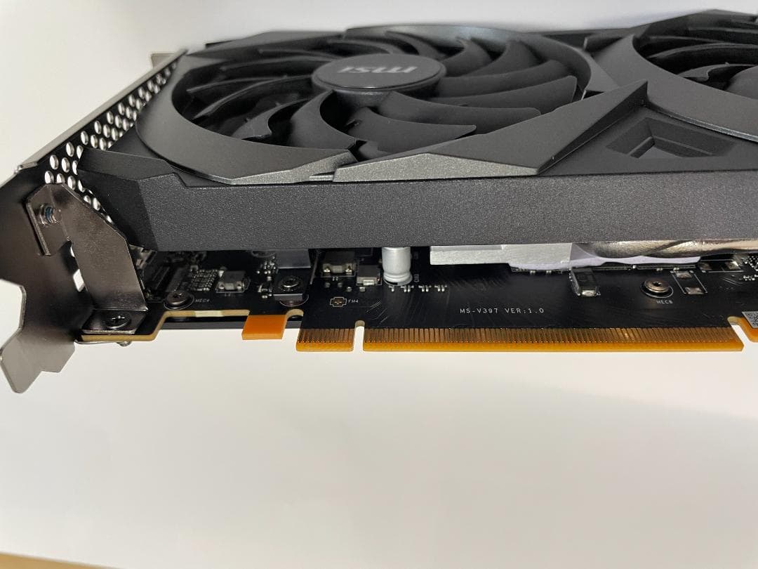 MSI RTX3060 Ti VENTUS 2X 8G 禁煙環境 ガレリア取外