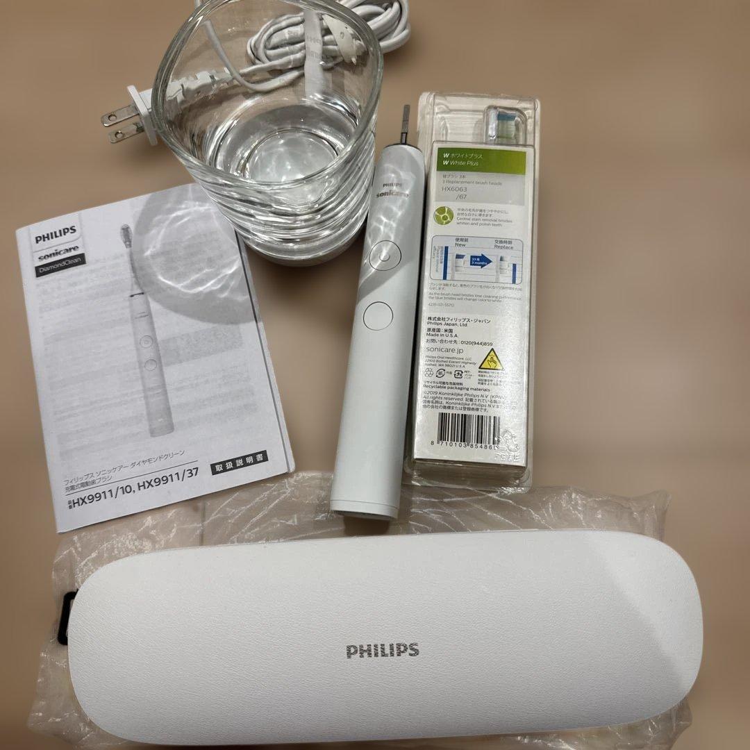Philips Sonicare HX991W 電動歯ブラシ本体＋替ブラシ2本