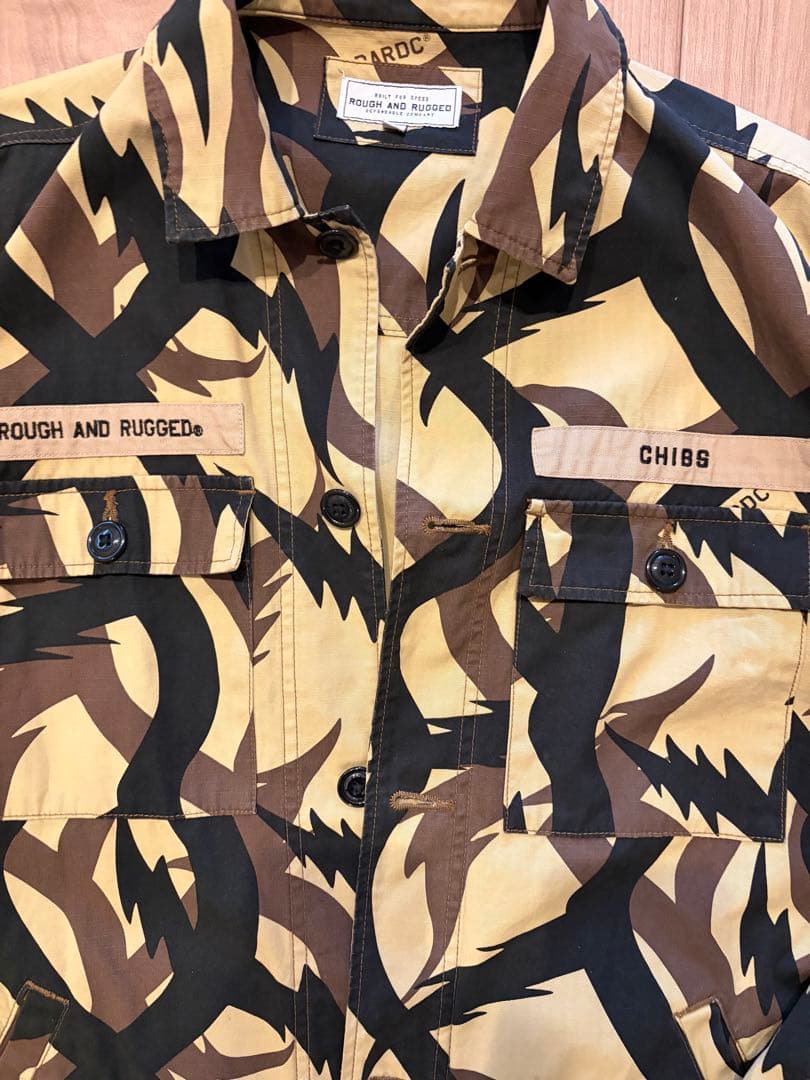 ラフアンドラゲッド デザート　迷彩ジャケット