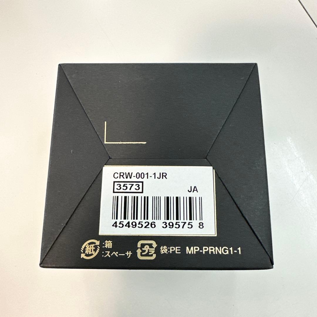 【新品】　カシオ　デジタル　リングウォッチ　シルバー　CRW-001-1JR